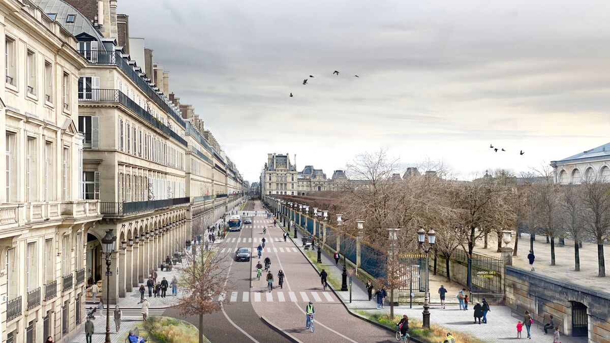 Plans Futurs pour la Rue de Rivoli à Paris Dévoilés