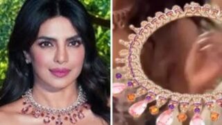 Priyanka Chopra Éblouit avec un Collier Étincelant lors de la Cérémonie de Mehndi de son Frère**