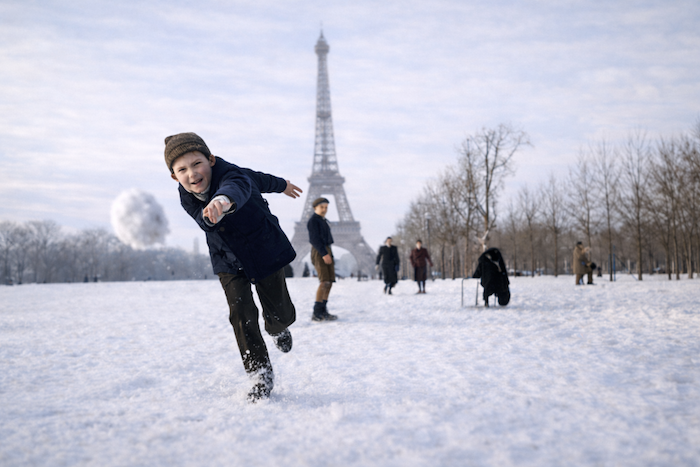 L'Hiver 1945 en France : Froid Polaire, Guerre et Résistance sous la Neige